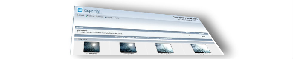 Coppermine Screenshot Header