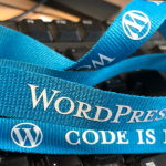 Wordpress Code is poetry Lanyard