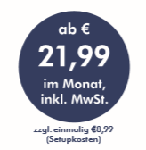 Grafik Ein virtueller gemanagter Server kostet bei goneo im Monat 21,99 Euro.  