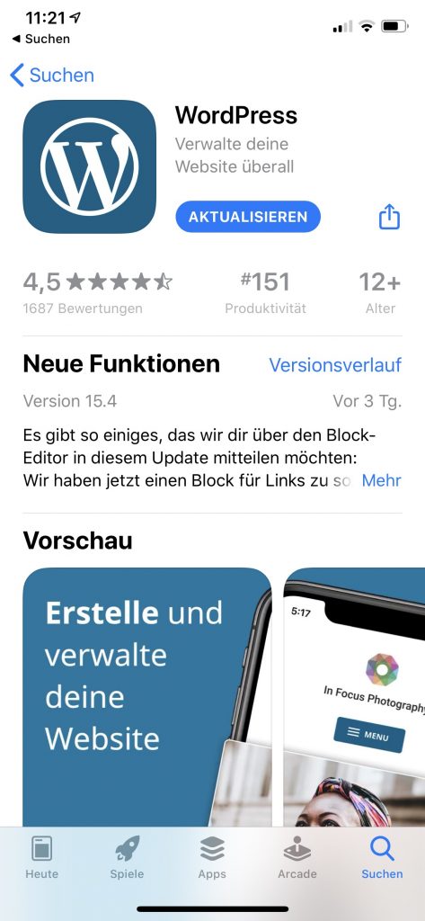 Die Affaire um Epic schlug Wellen. Das Spiel Fortnite flog aus dem Apple App-Store, weil Epic nicht die In-App-Kauf-Routinen von Apple nutzt. Der WordPress-App drohte ein ähnliches Schicksal. 