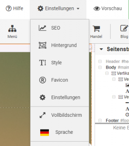 easyPage 3.0 unterstützt viele Sprachen. 