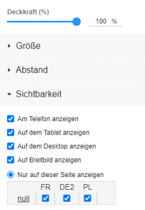 Hilfreich ist, dass sich zielgruppenspezifisch festlegen lässt, welche Inhalte in welcher Version gezeigt werden.