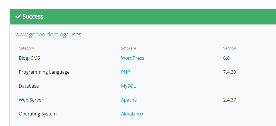 Im Oktober 2022 wird goneo MySQL 8 breitflächig bereitstellen. Ersatzweise steht auch noch ein  Datenbankserver unter MySQL 5.7  bereit. Checke jetzt, ob dein Webauftritt mit MySQL 8 klarkommen wird. 