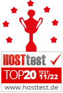 Hosttest Top 20 Auszeichnung für goneo