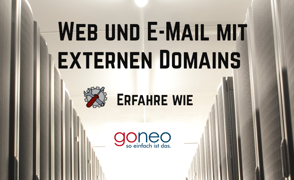 extern registrierte Domains bei goneo nutzen