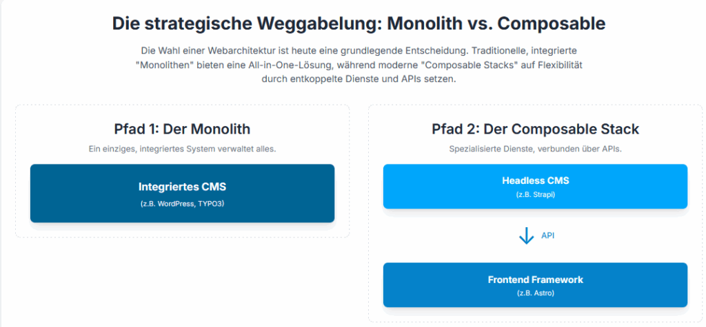 Monolith versus Composable