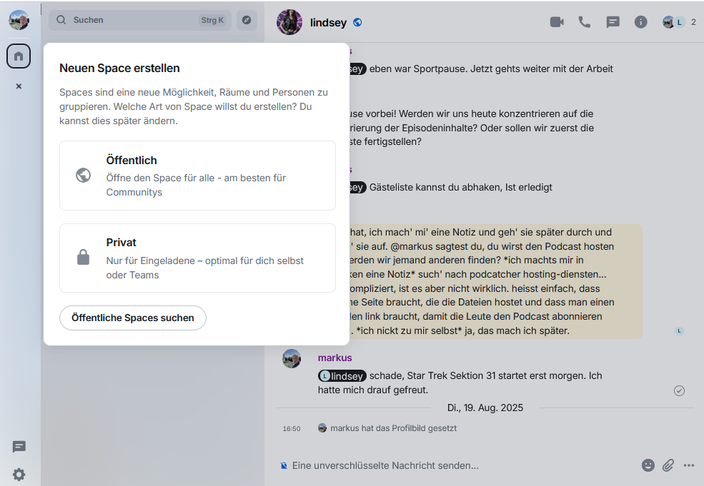 Erfahre mehr über Element und teste die Element-Web-App
