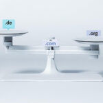 verschiedene bepreiste Domainnamen Top Level Domains