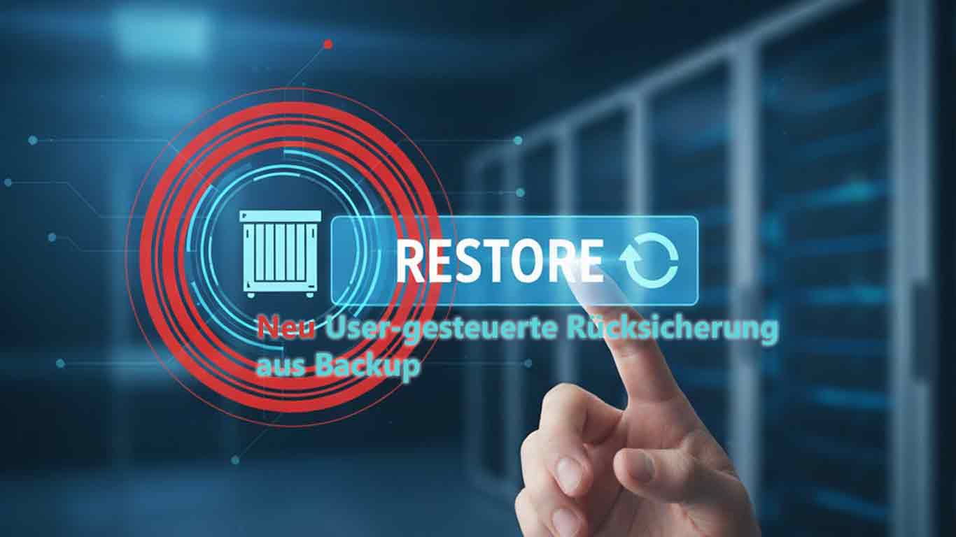 goneo jetzt mit Backup Restore