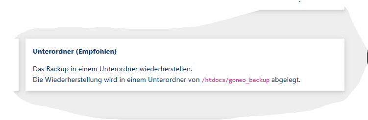 Screenshot Auszug: Die Entscheidung muss per Klick bestätigt werden