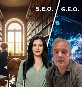 Podcast-Vorschaubild zu SEO- und GEO-Themen