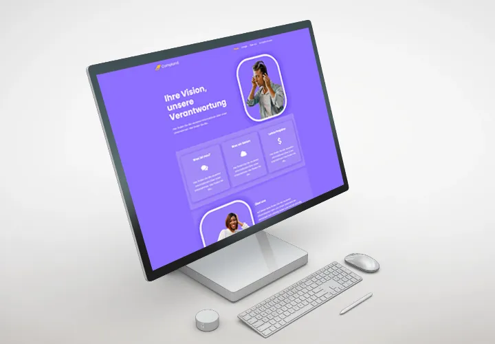 Stelle mit easyPage deine Services auf attraktive Weise dar.