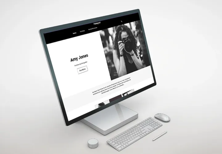 Websites sind ideal für die Präsentation deines Portfolios.