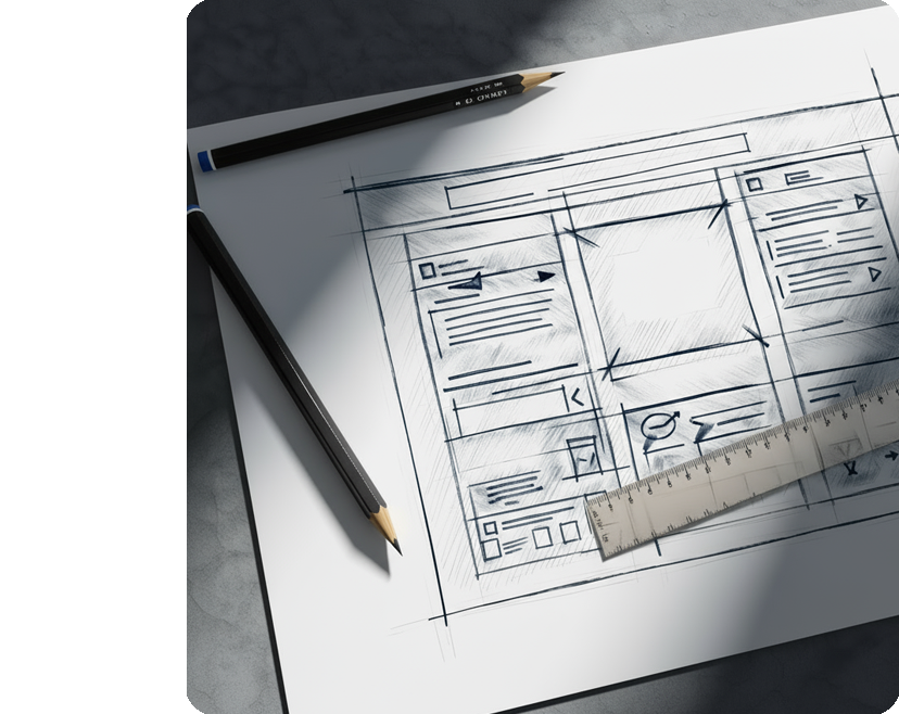 Illustration zur Planung einer Website