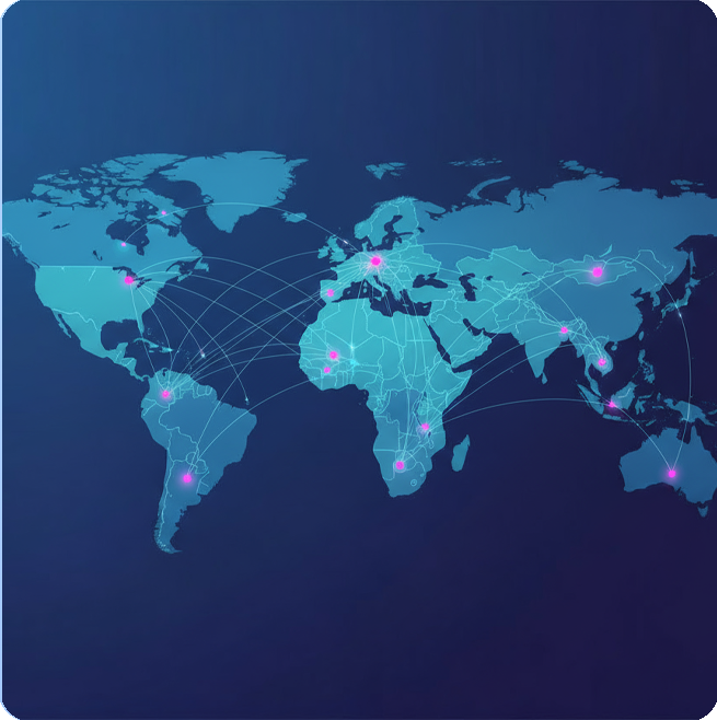 Illustration zum Konzept von Nameserver und DNS