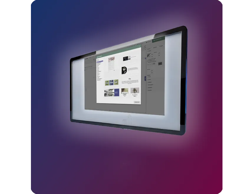 Illustration zur easypage-Website-Builder-Technologie