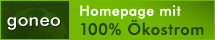 goGreen Homepage mit 100% Ökostrom