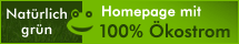 goGreen Homepage mit 100% Ökostrom