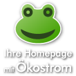 Homepage mit 100% Ökostrom