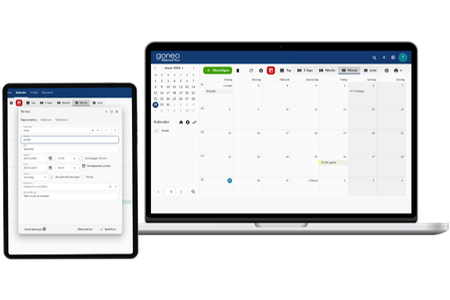Kalendereinträge komfortabel verwalten, mit Synchronisierungen mit dem Smartphone